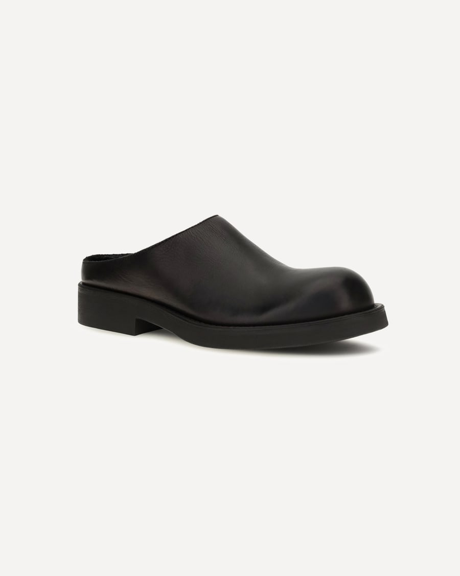 MM6 Biker round toe Mules, view 4