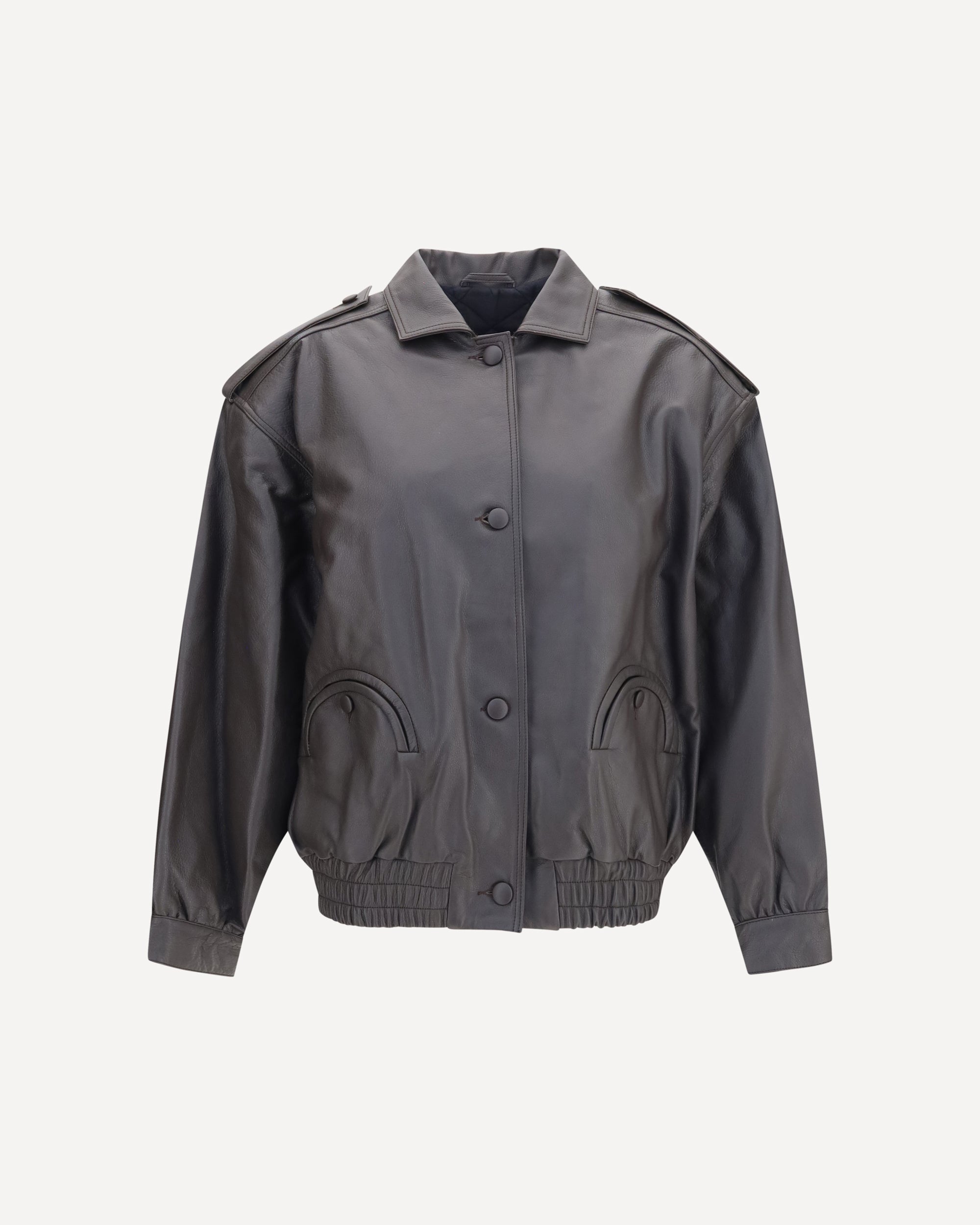 Blazé Milano Charlie Ares leather Bomber Jacket
