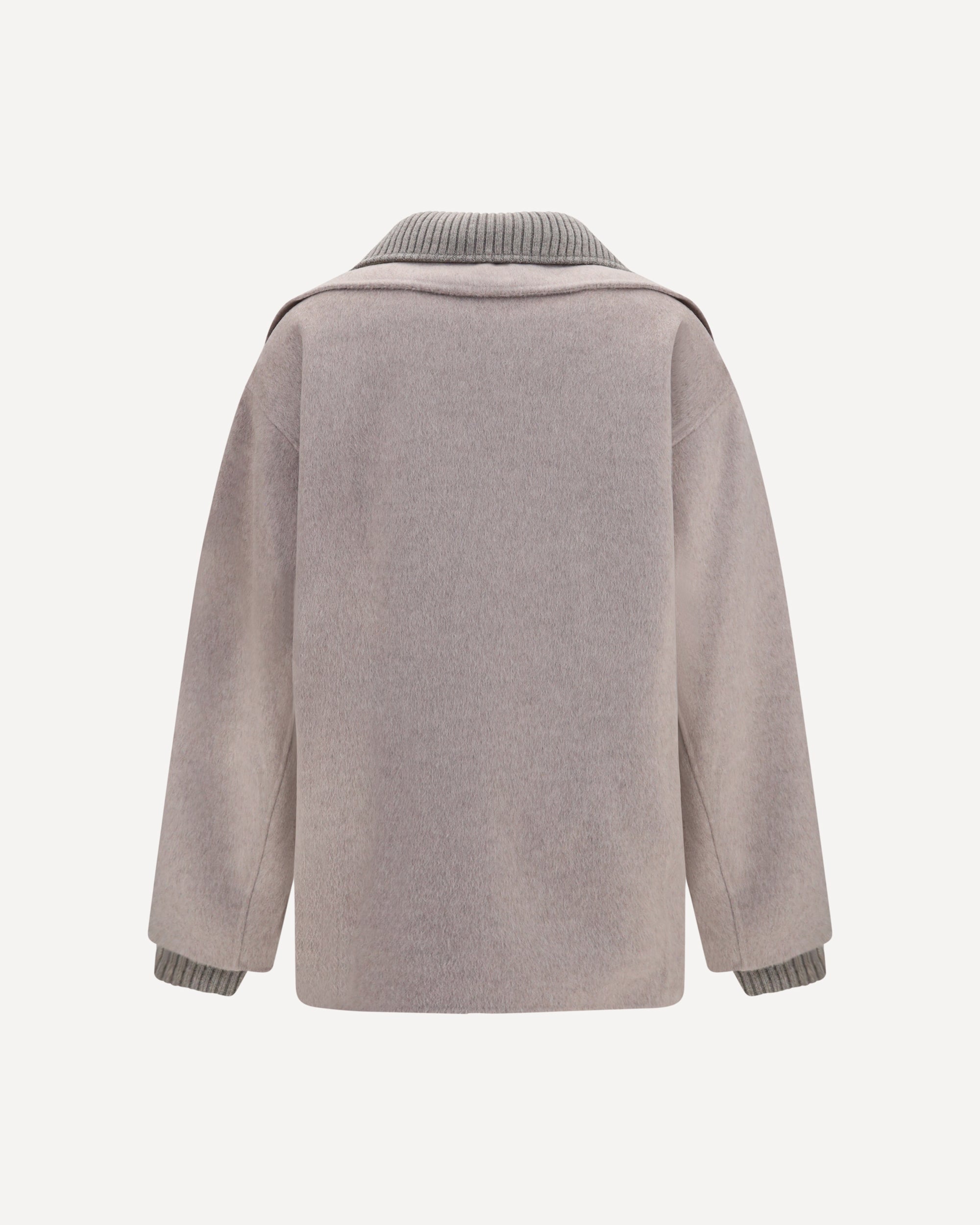 P.A.R.O.S.H. Double wool and quilted Jacket, view 2