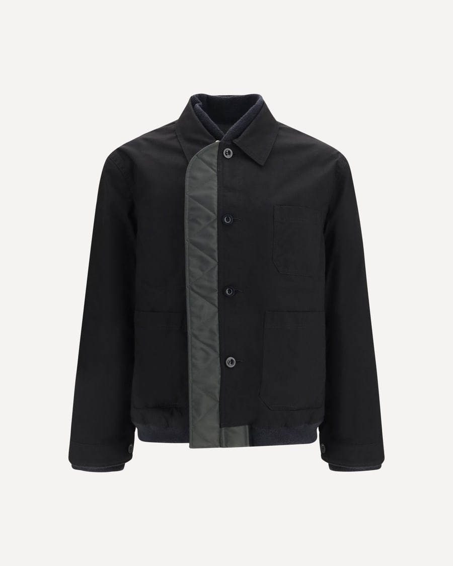 SACAI Nylon ripstop twill Bomber Jacket, view 3