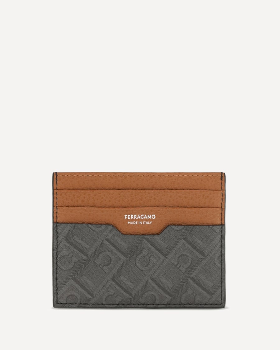Ferragamo Monogram leather Cardholder