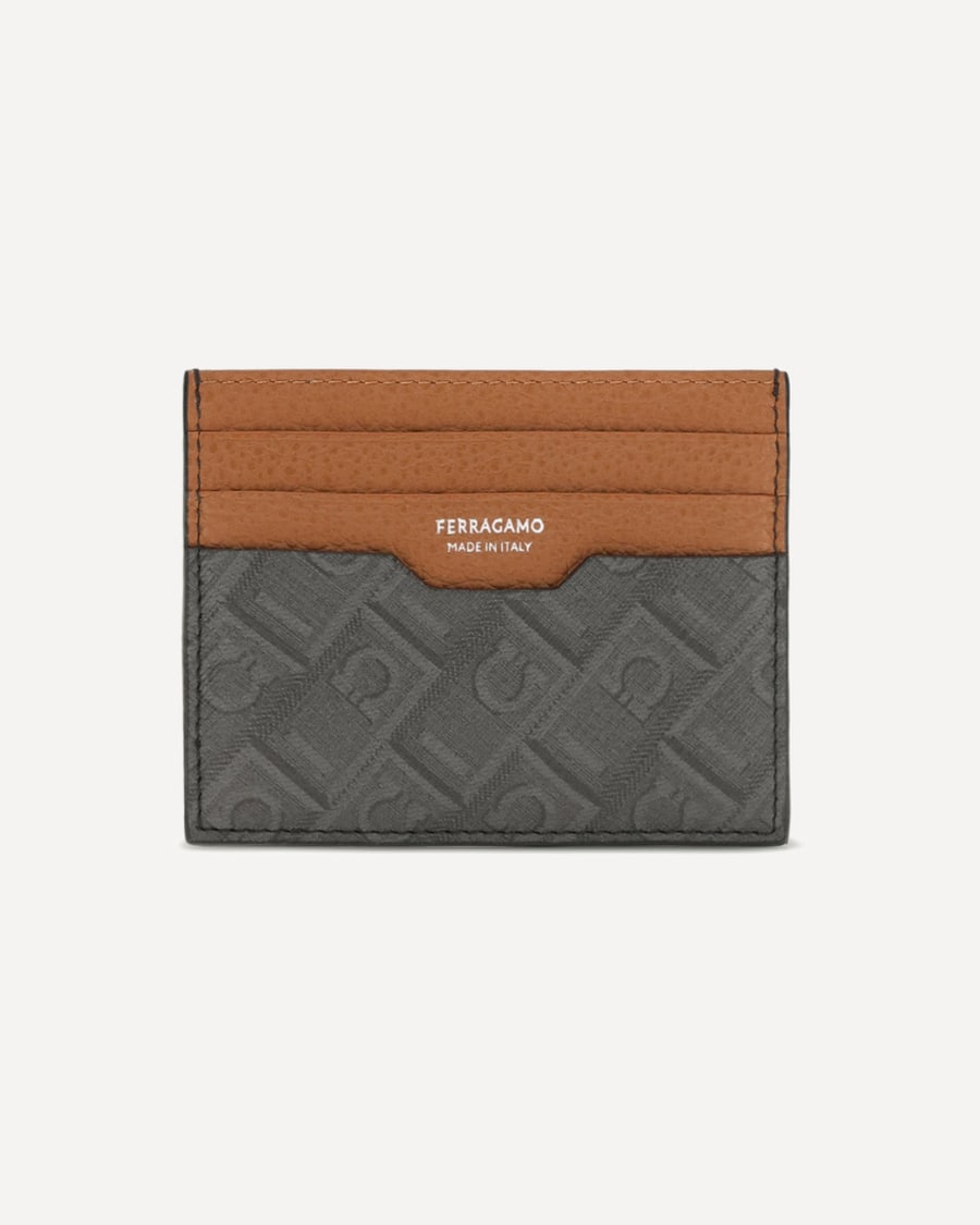Ferragamo Monogram leather Cardholder, view 3