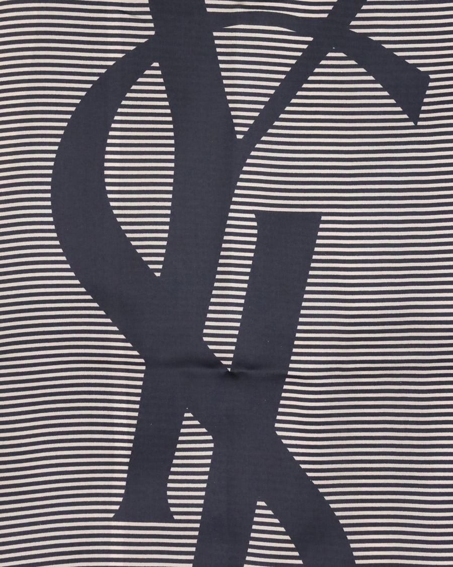 Saint Laurent Cassandre striped Stole, view 5