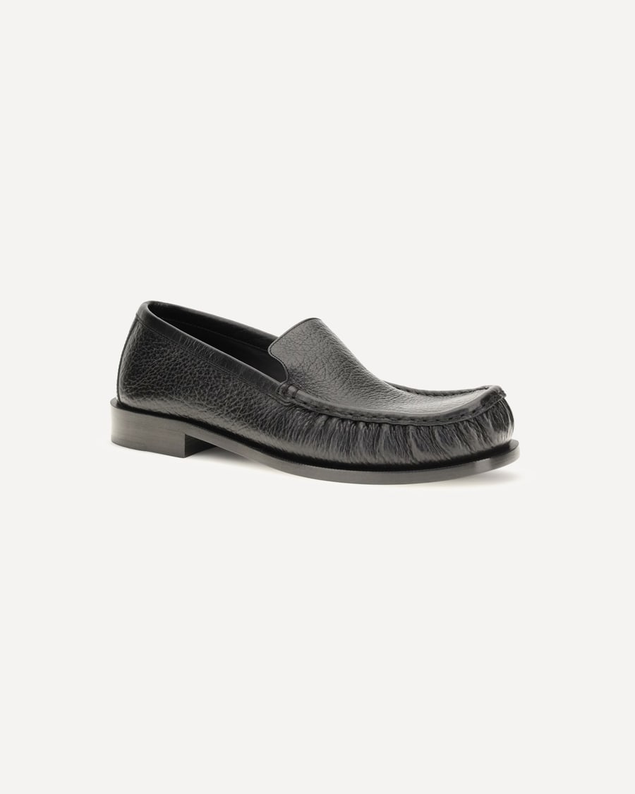 Dries Van Noten Leather Loafers, view 4