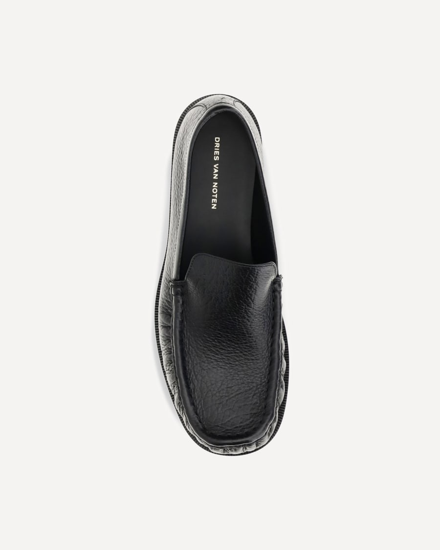 Dries Van Noten Leather Loafers, view 6