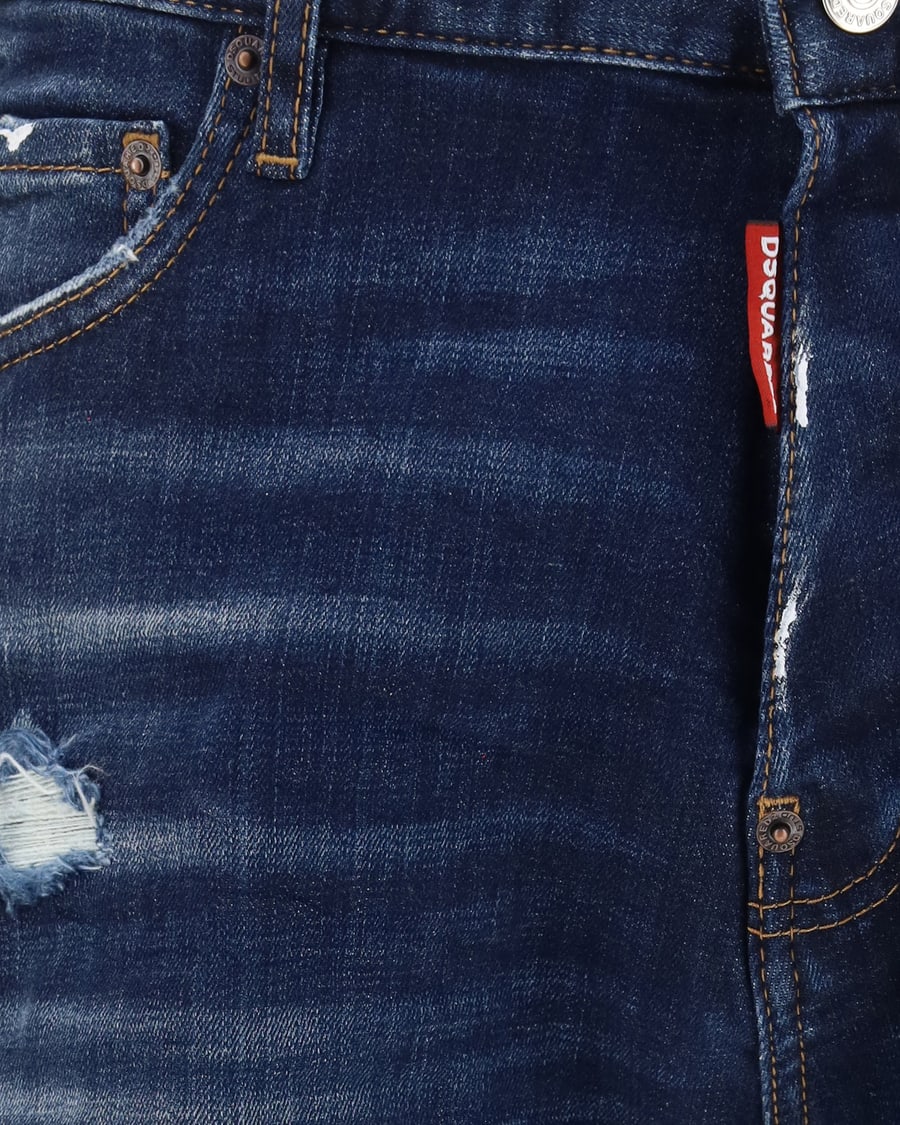 Dsquared2 Distressed Denim Shorts, view 5
