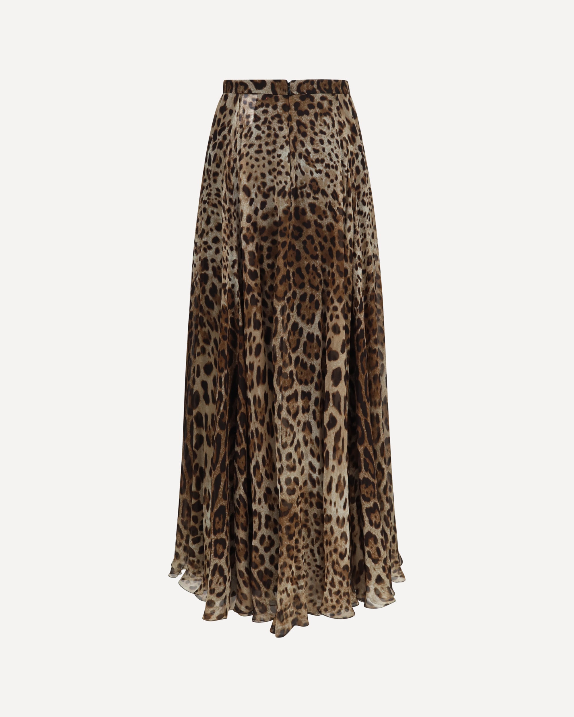 Dolce & Gabbana Leopard-print chiffon Skirt, view 2