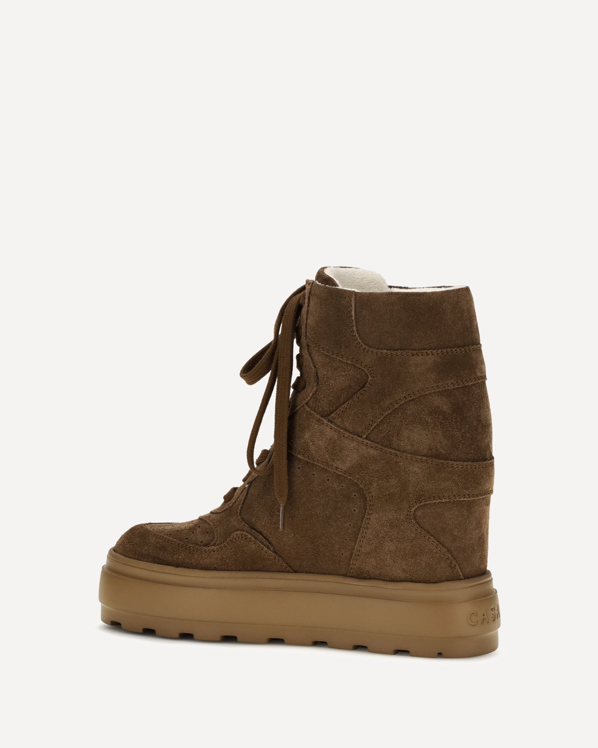 CASADEI Lace-up wedge Sneakers, view 2