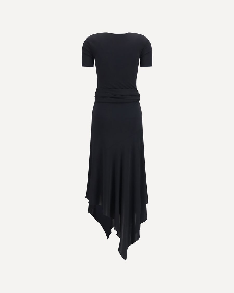 Alaïa Belted jersey Dress, view 2