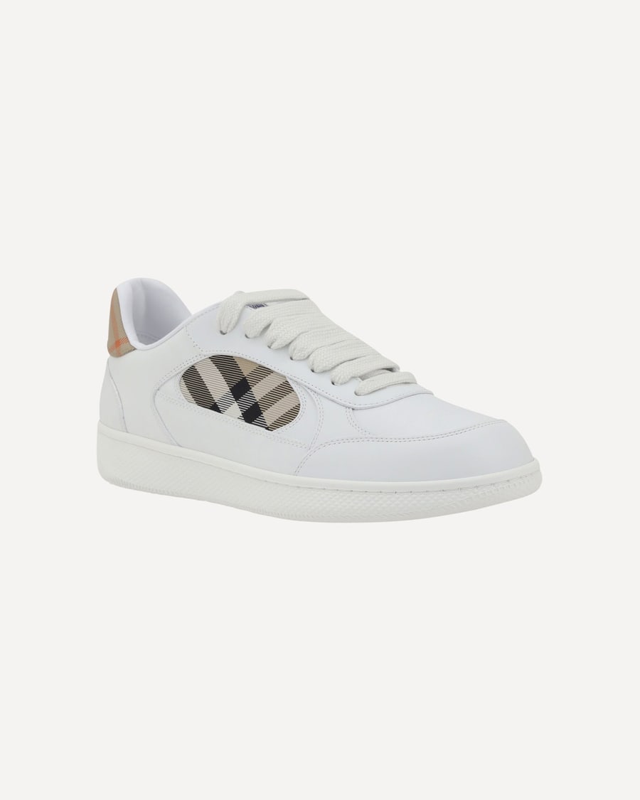 Burberry Leather Sneakers, view 4