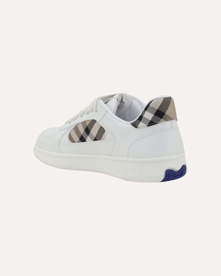 Burberry Leather Sneakers, view 5