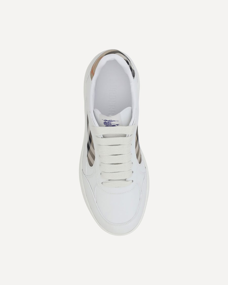 Burberry Leather Sneakers, view 6