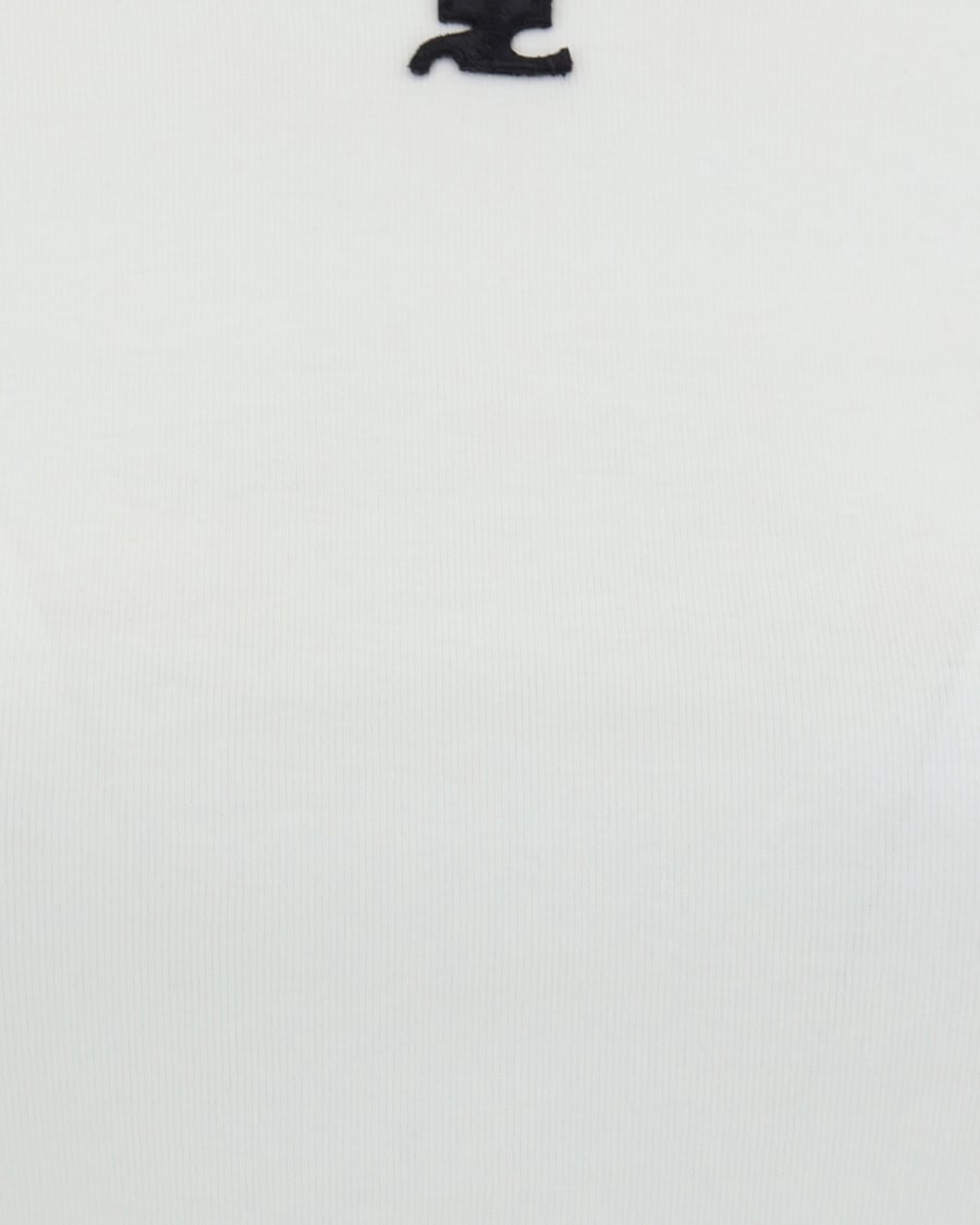 COURRÈGES Logo T-shirt, view 5
