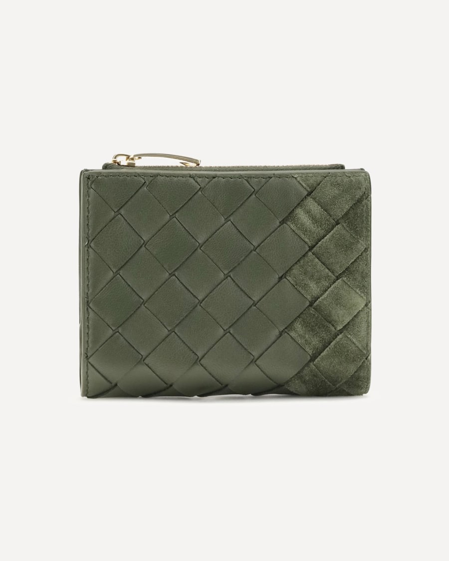 Bottega Veneta Bifold Intrecciato Wallet, view 3