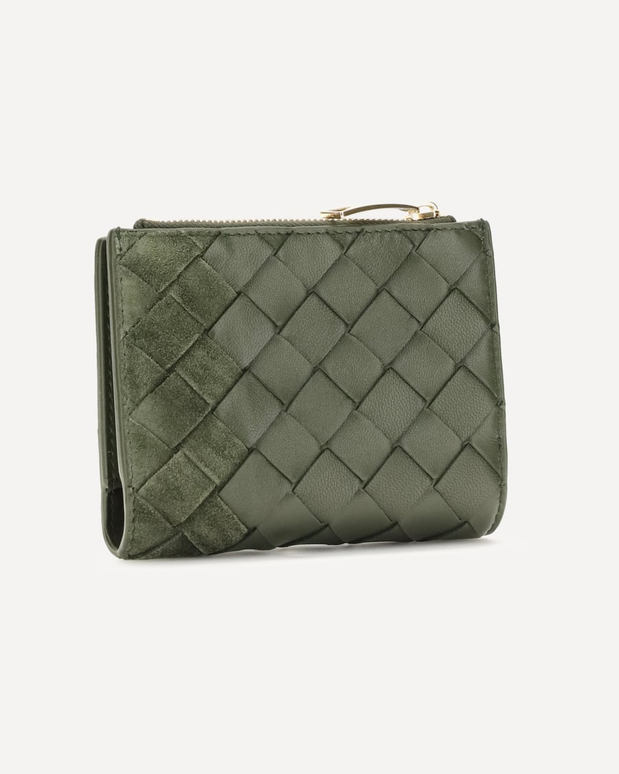 Bottega Veneta Bifold Intrecciato Wallet, view 4