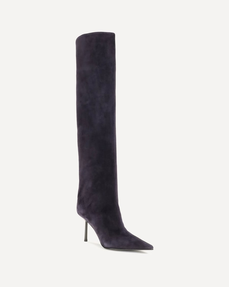 LE SILLA Bella over-the-knee suede Boots, view 4
