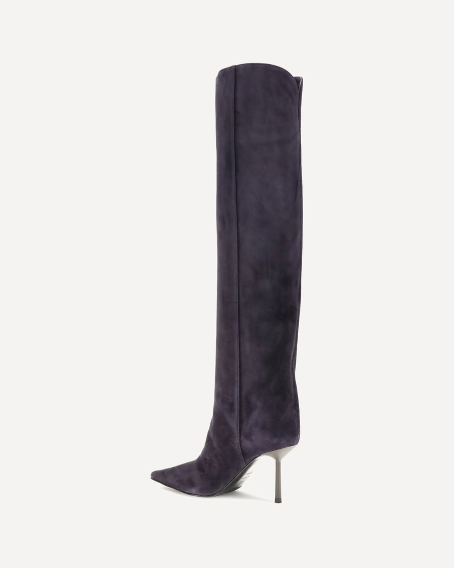 LE SILLA Bella over-the-knee suede Boots, view 5
