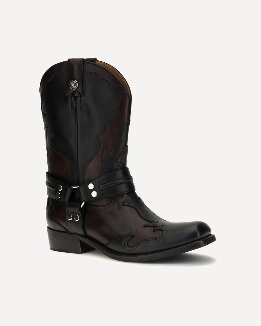 Versace Sylvester Western Boots, view 4