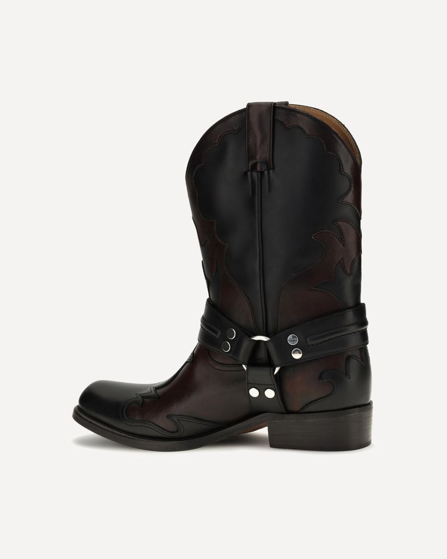 Versace Sylvester Western Boots, view 5