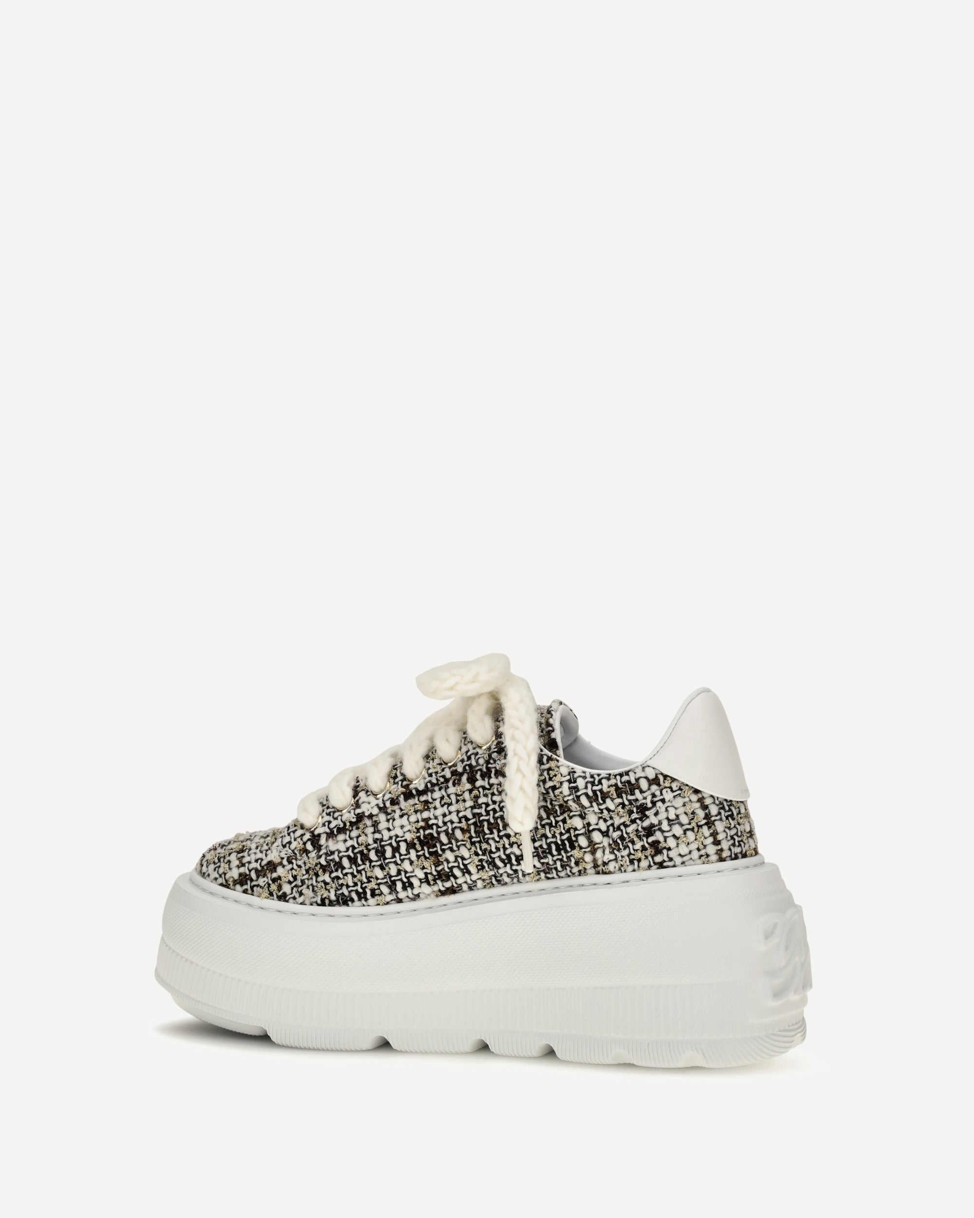 CASADEI Nexus Sneakers in bouclé fabric, view 2