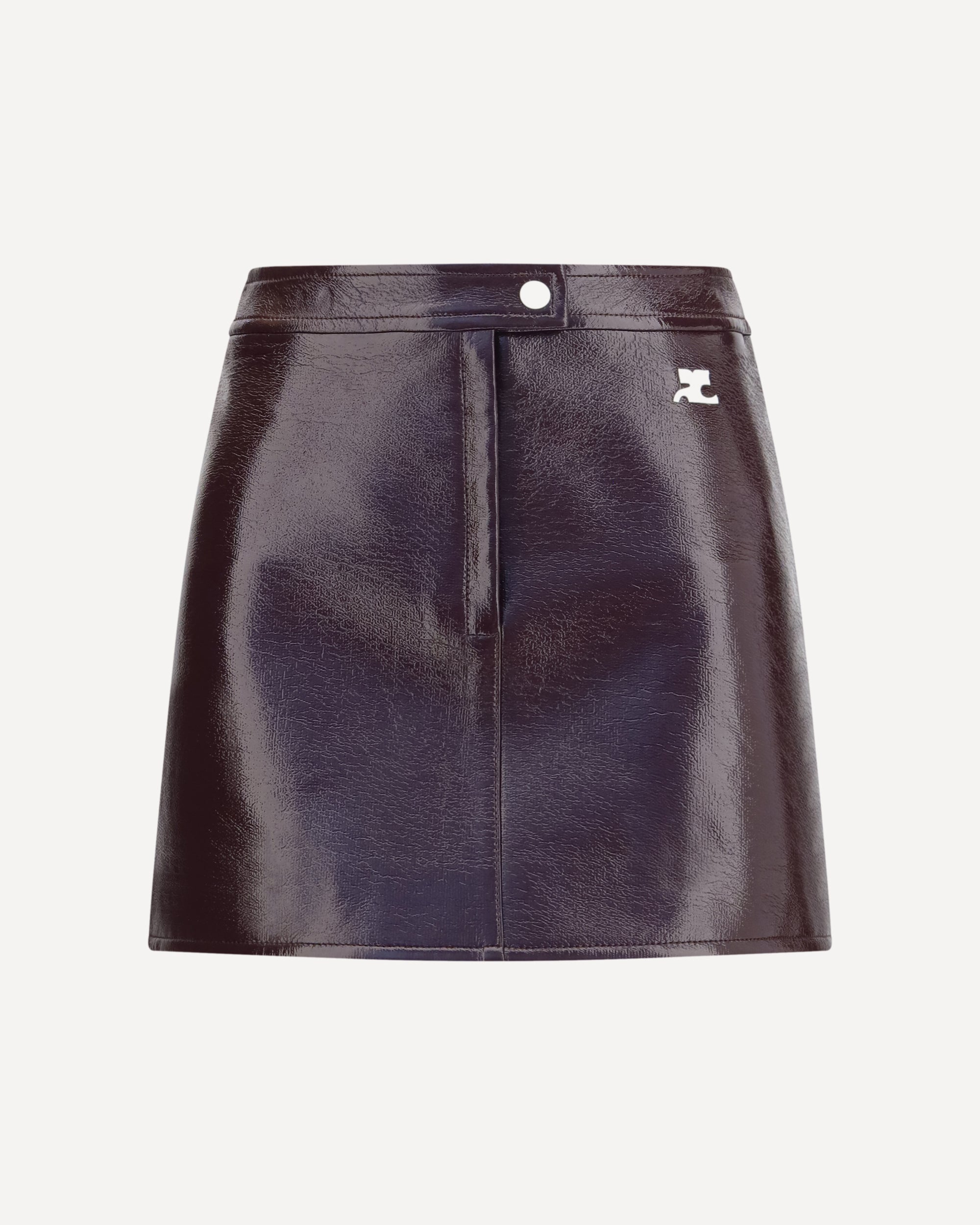 COURRÈGES Vinyl mini Skirt