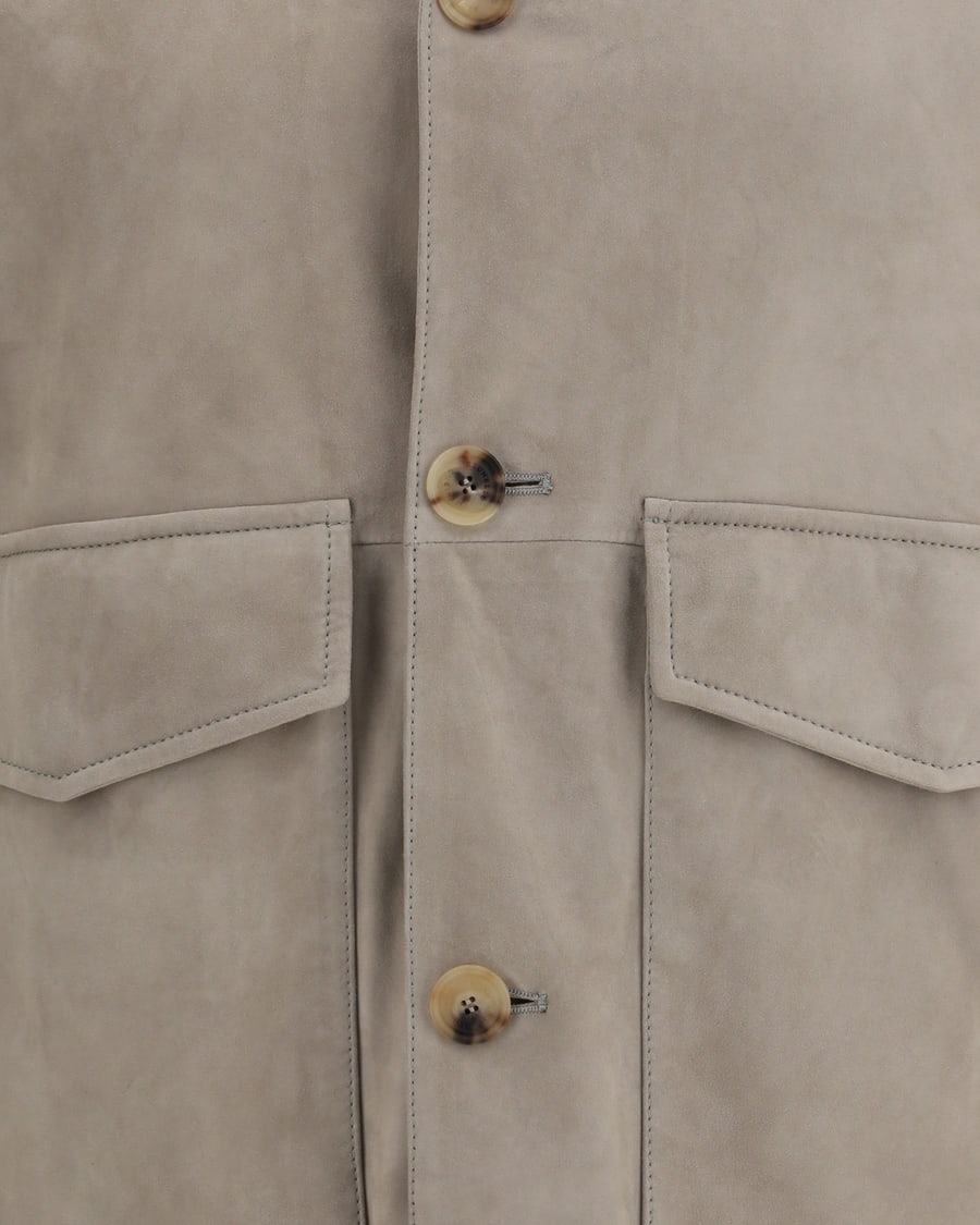 Brunello Cucinelli Suede Jacket, view 5
