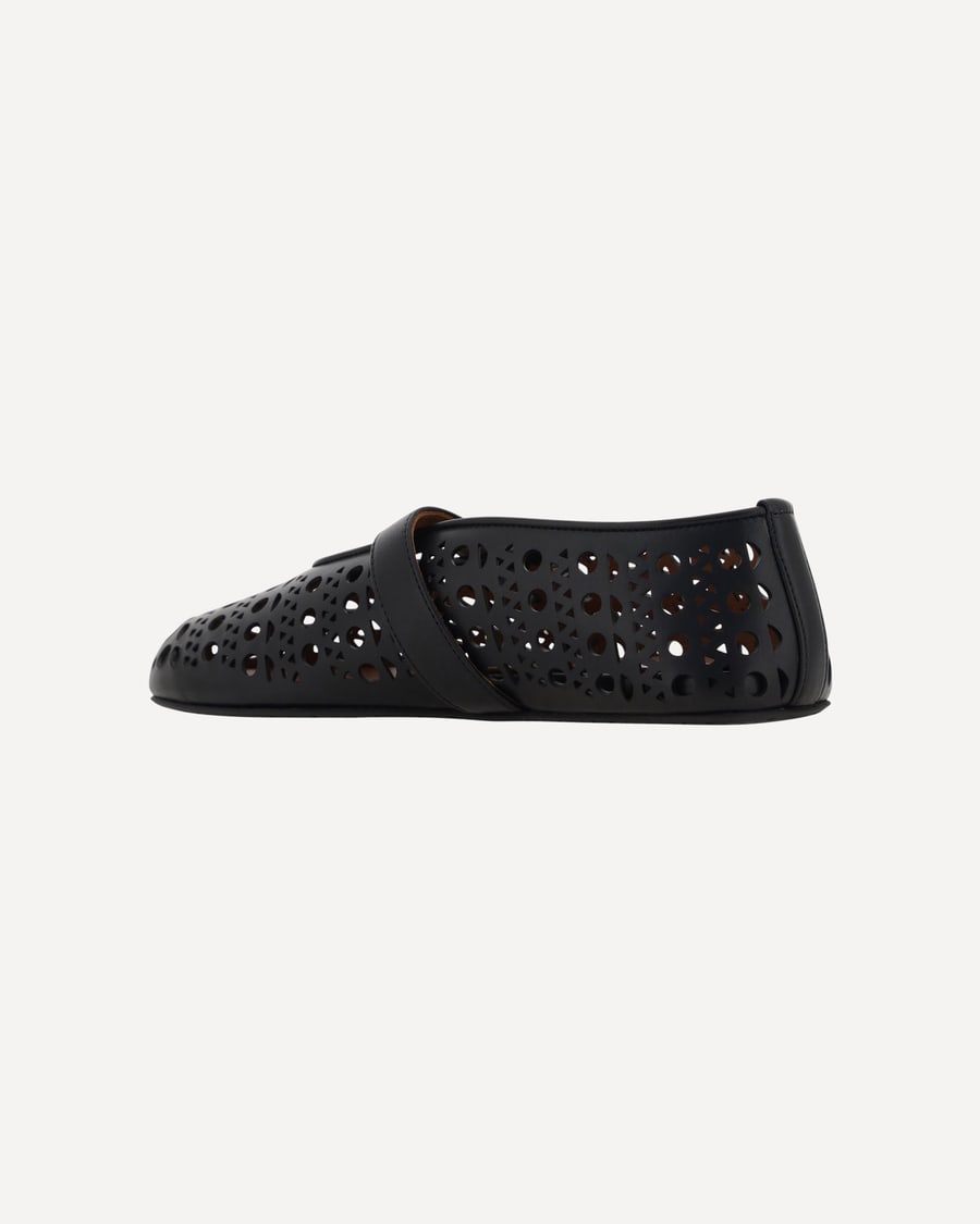 Alaïa Leather Ballerinas, view 5