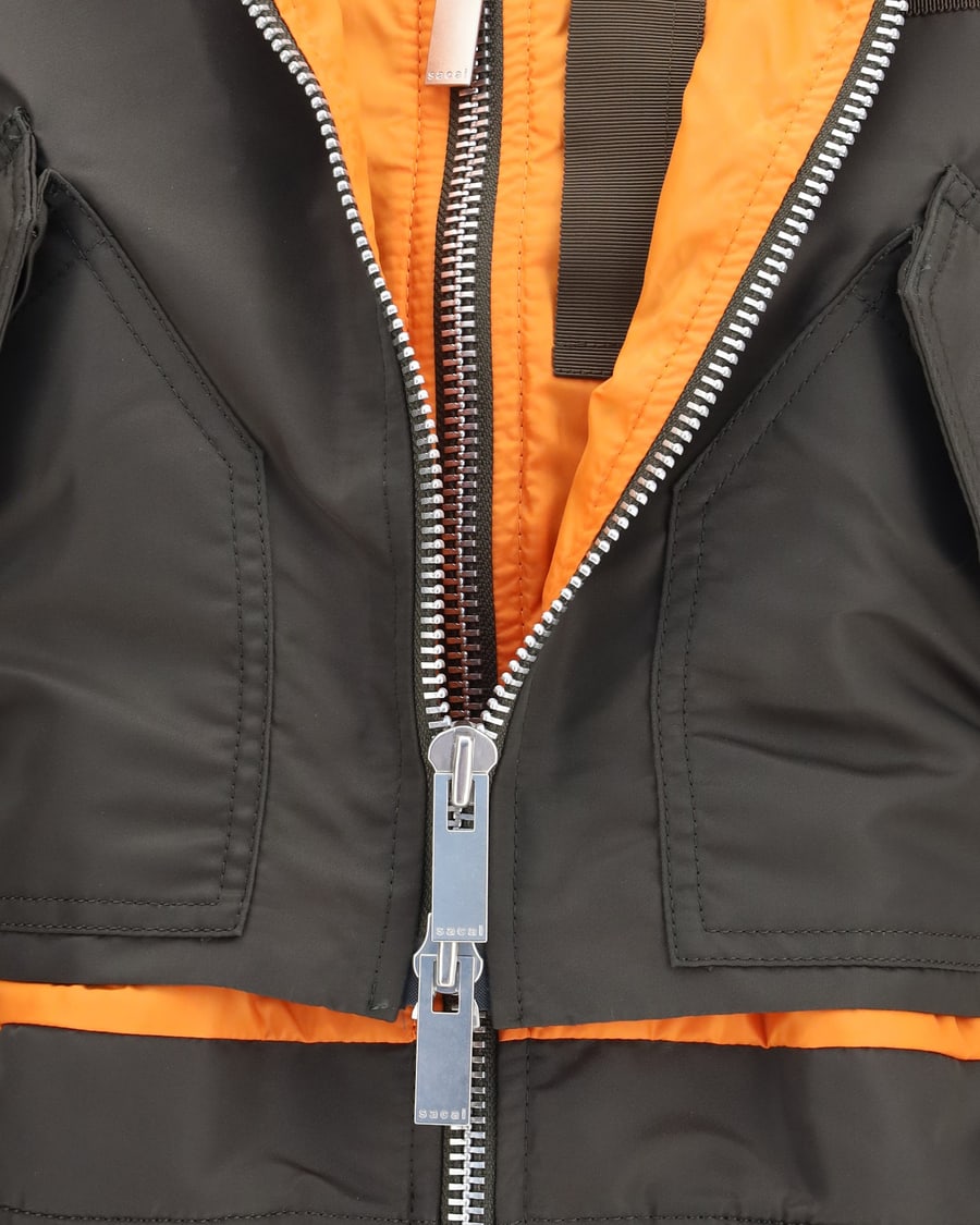 SACAI Double-zip nylon Jacket, view 5