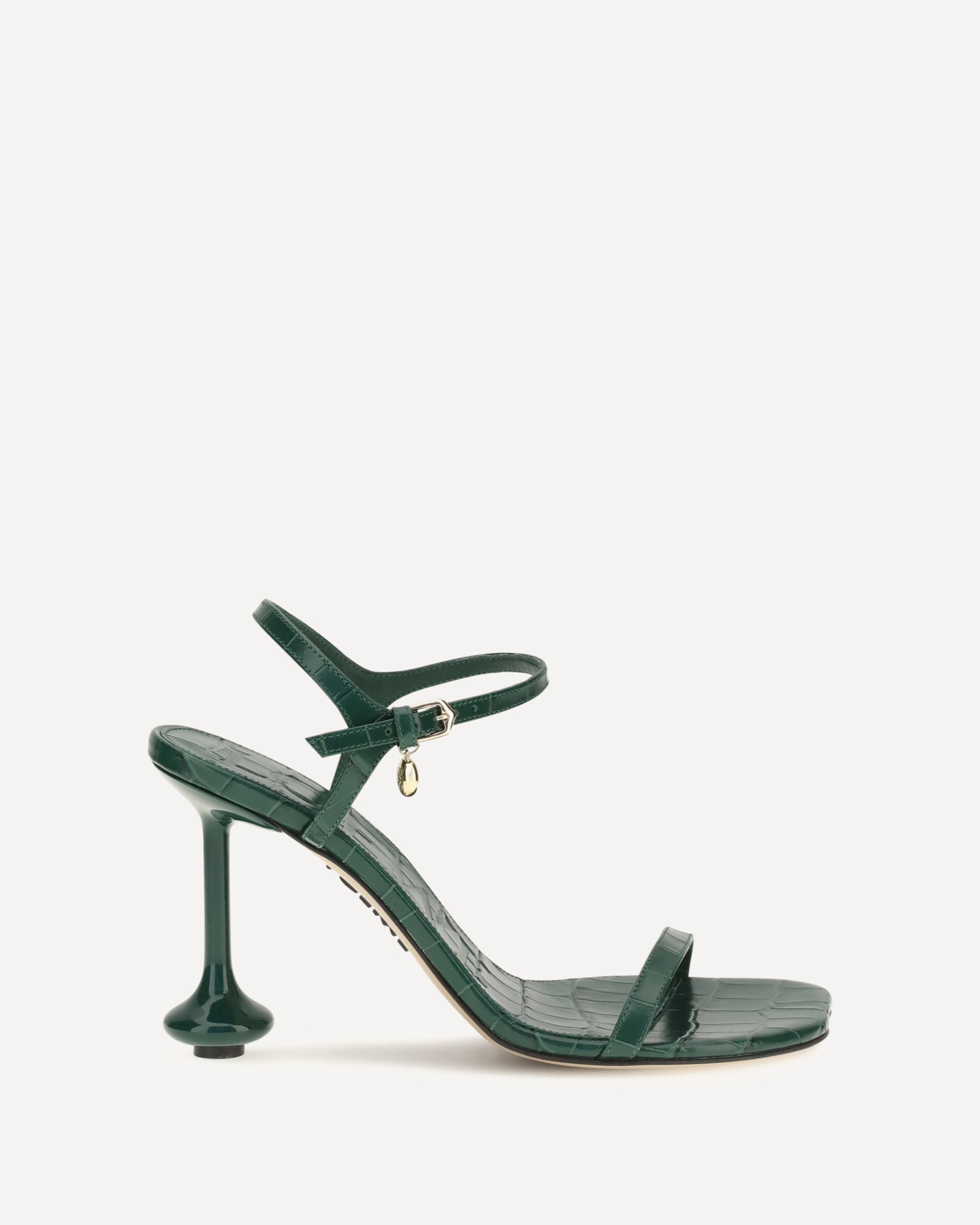 Loewe Toy crocodile-embossed leather Sandals