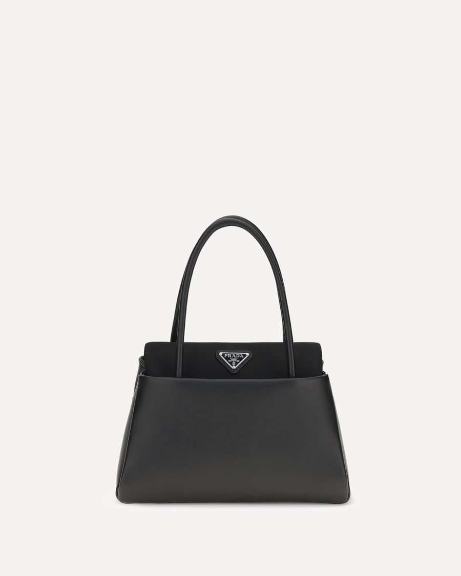 Prada Top Handle Bag with triangle logo
