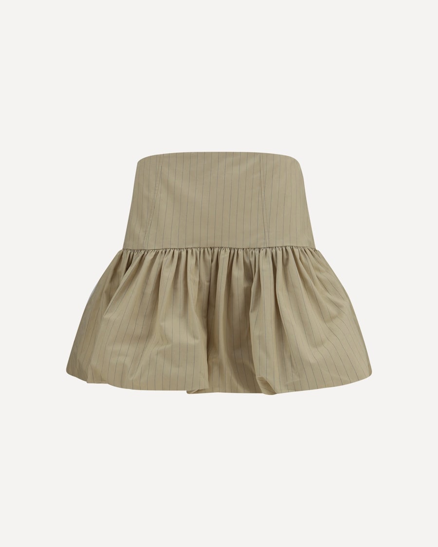 Ganni Ruffled mini Skirt, view 3