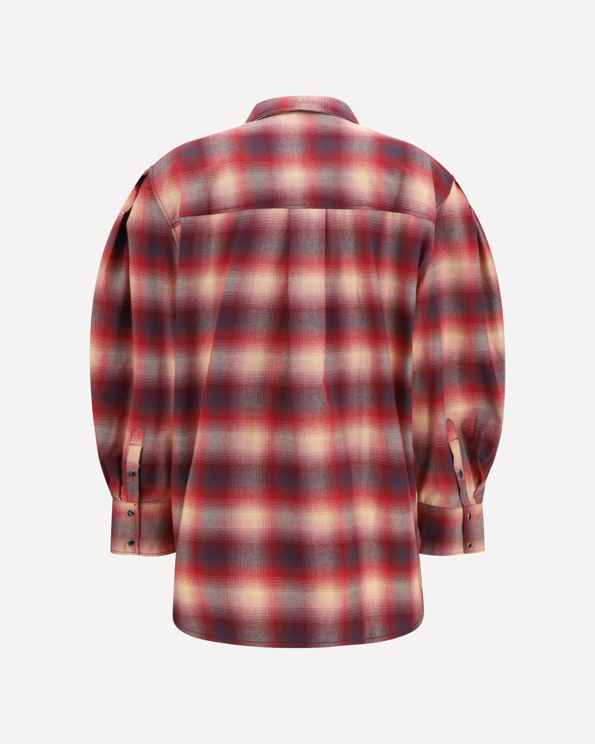 Ganni Cotton flannel check Shirt, view 2
