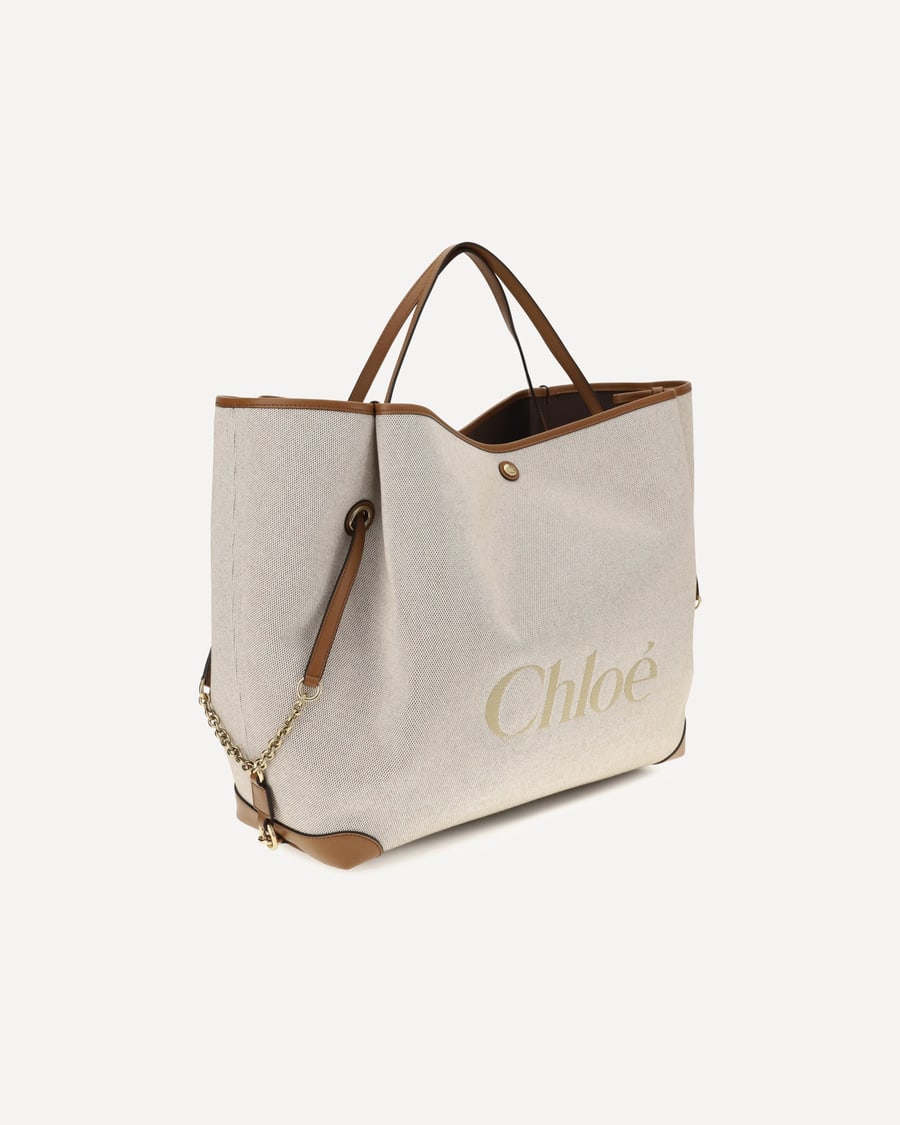 Chloé Large Carry Tote Bag, view 4