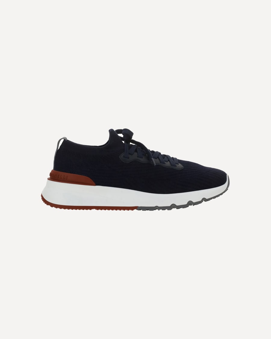 Brunello Cucinelli Cotton Sneakers, view 3