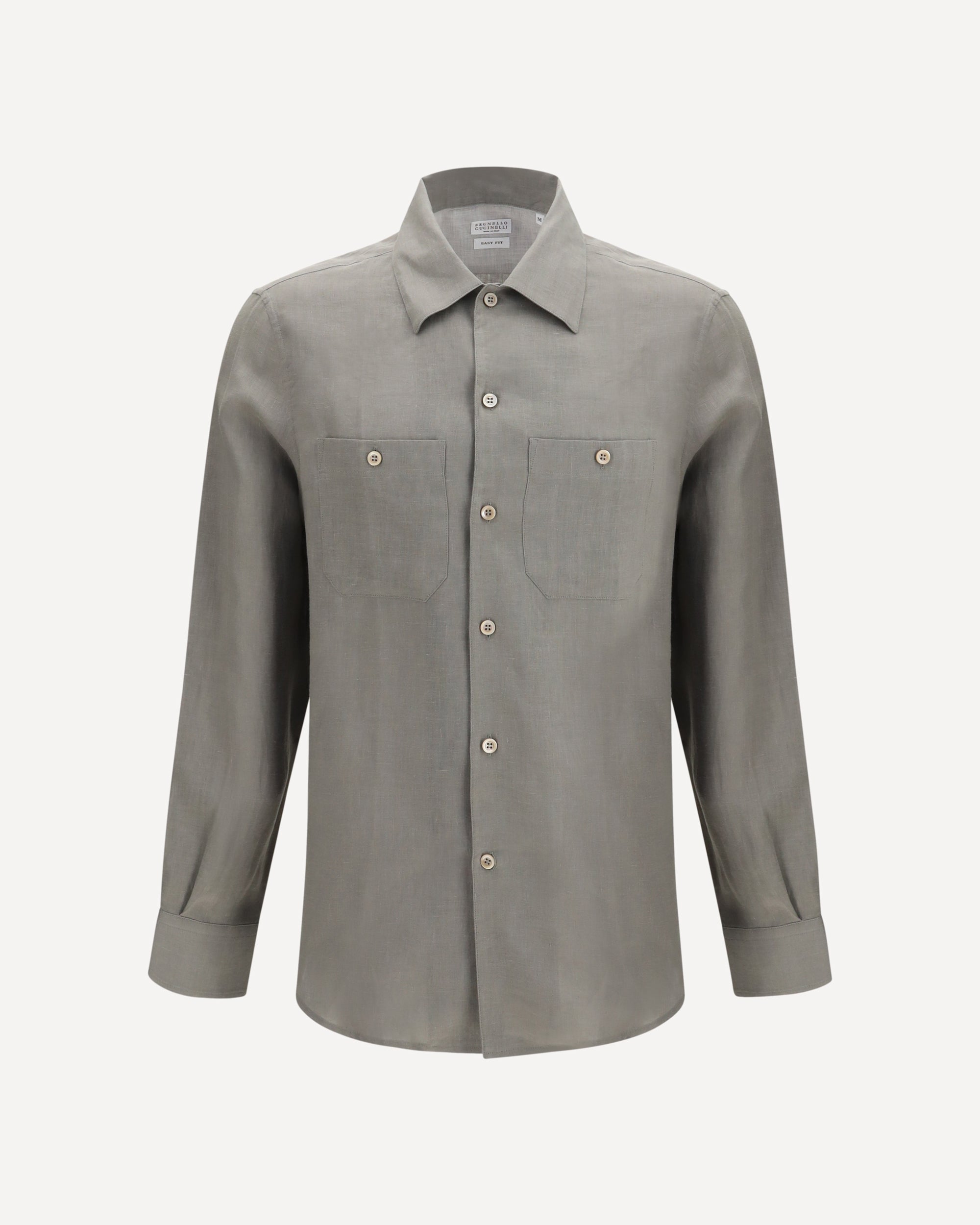 Brunello Cucinelli Easy-fit linen Shirt with chest pockets
