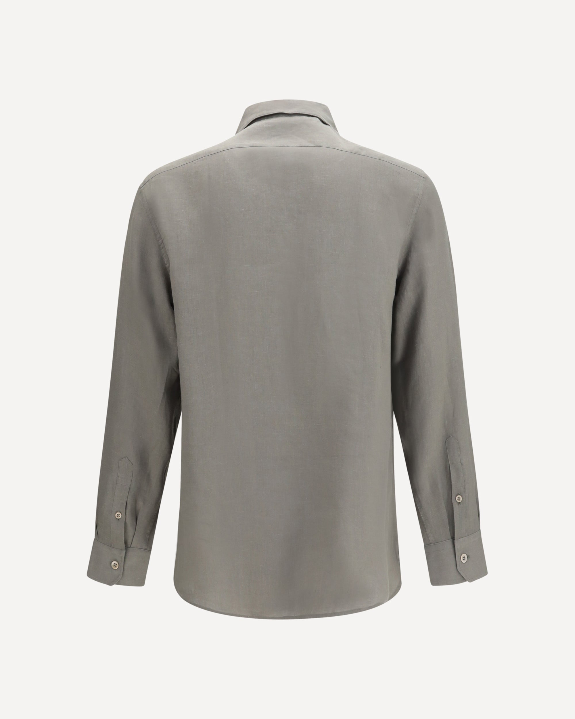 Brunello Cucinelli Easy-fit linen Shirt with chest pockets, view 2