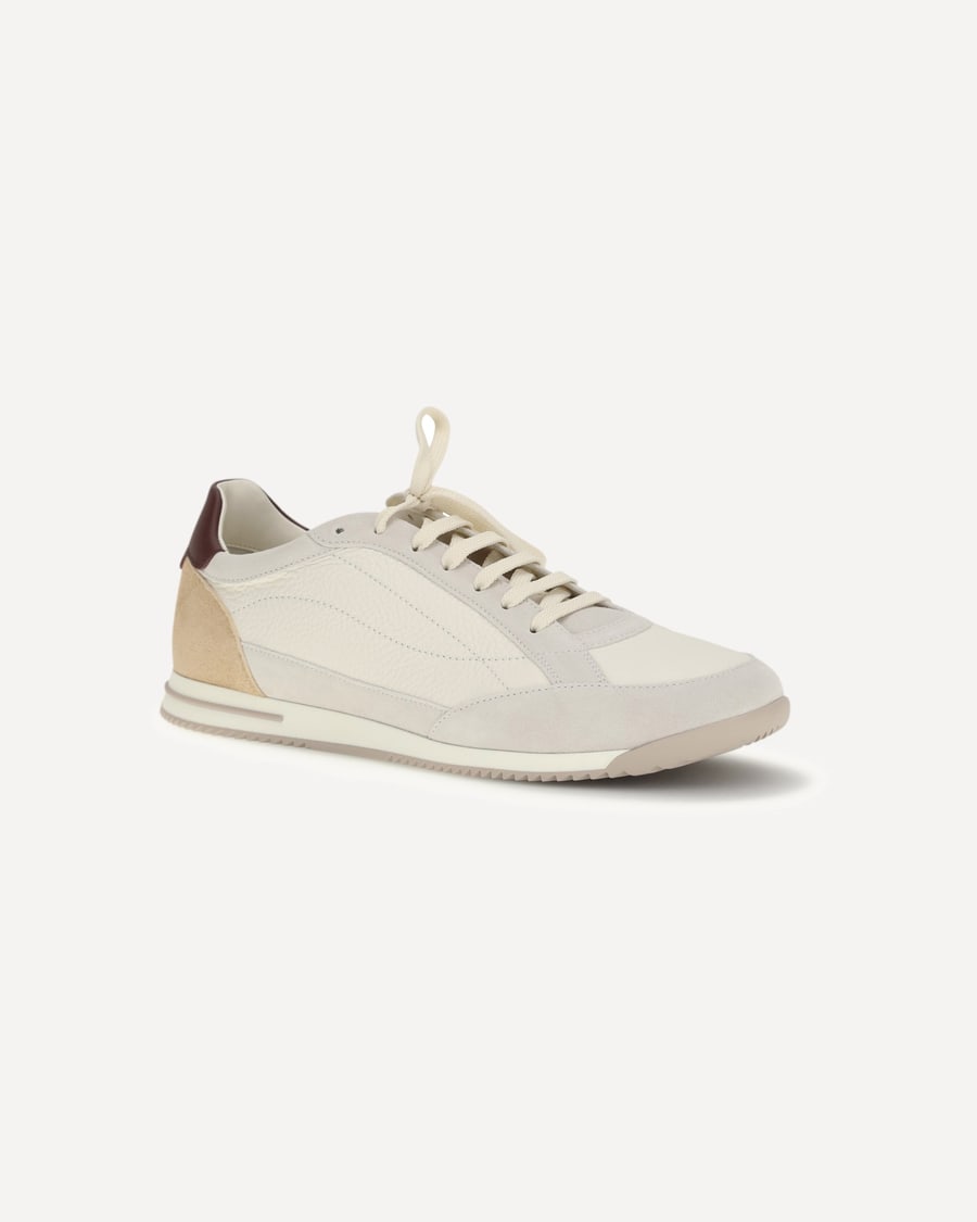 Brunello Cucinelli Deer and suede Sneakers, view 4