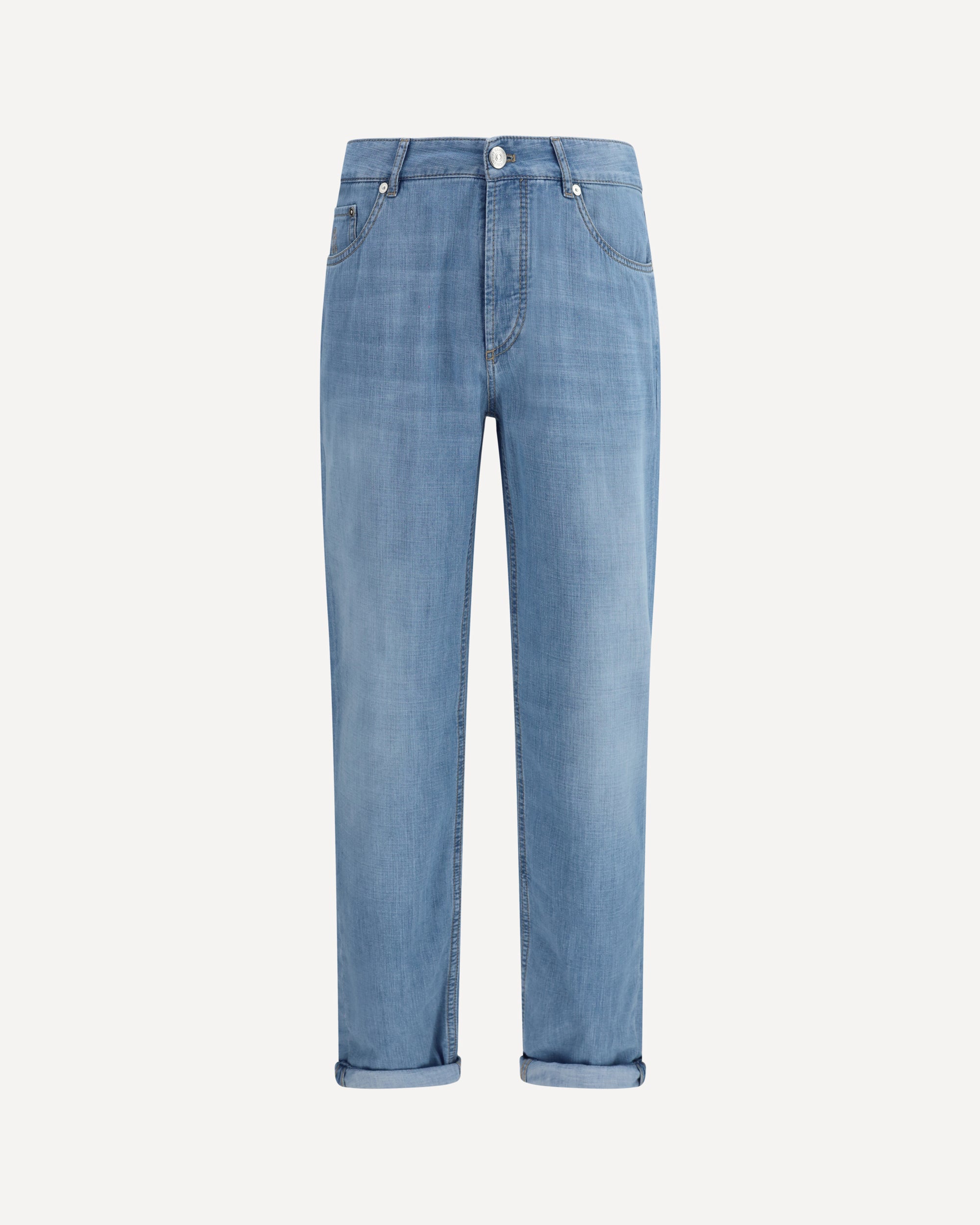Brunello Cucinelli Jeans in cotton with distressed effect