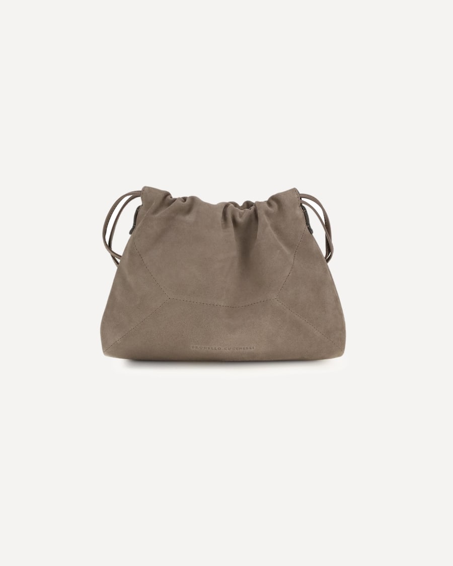 Brunello Cucinelli Suede Pouch, view 3