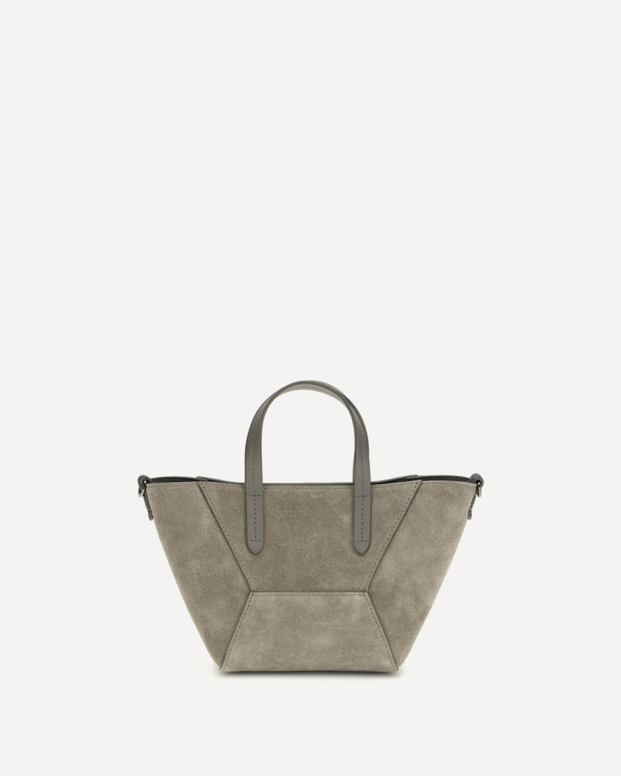Brunello Cucinelli Suede Shoulder Bag