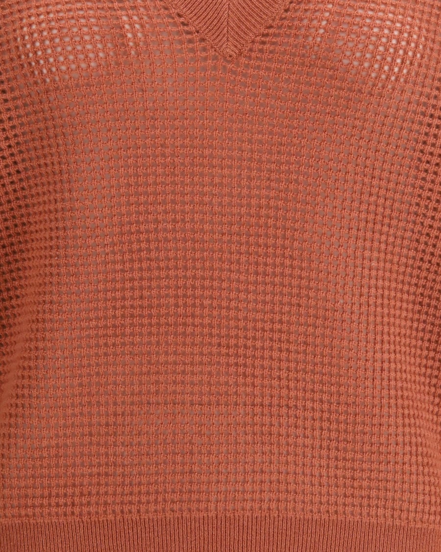 Brunello Cucinelli Cashmere net Sweater, view 5