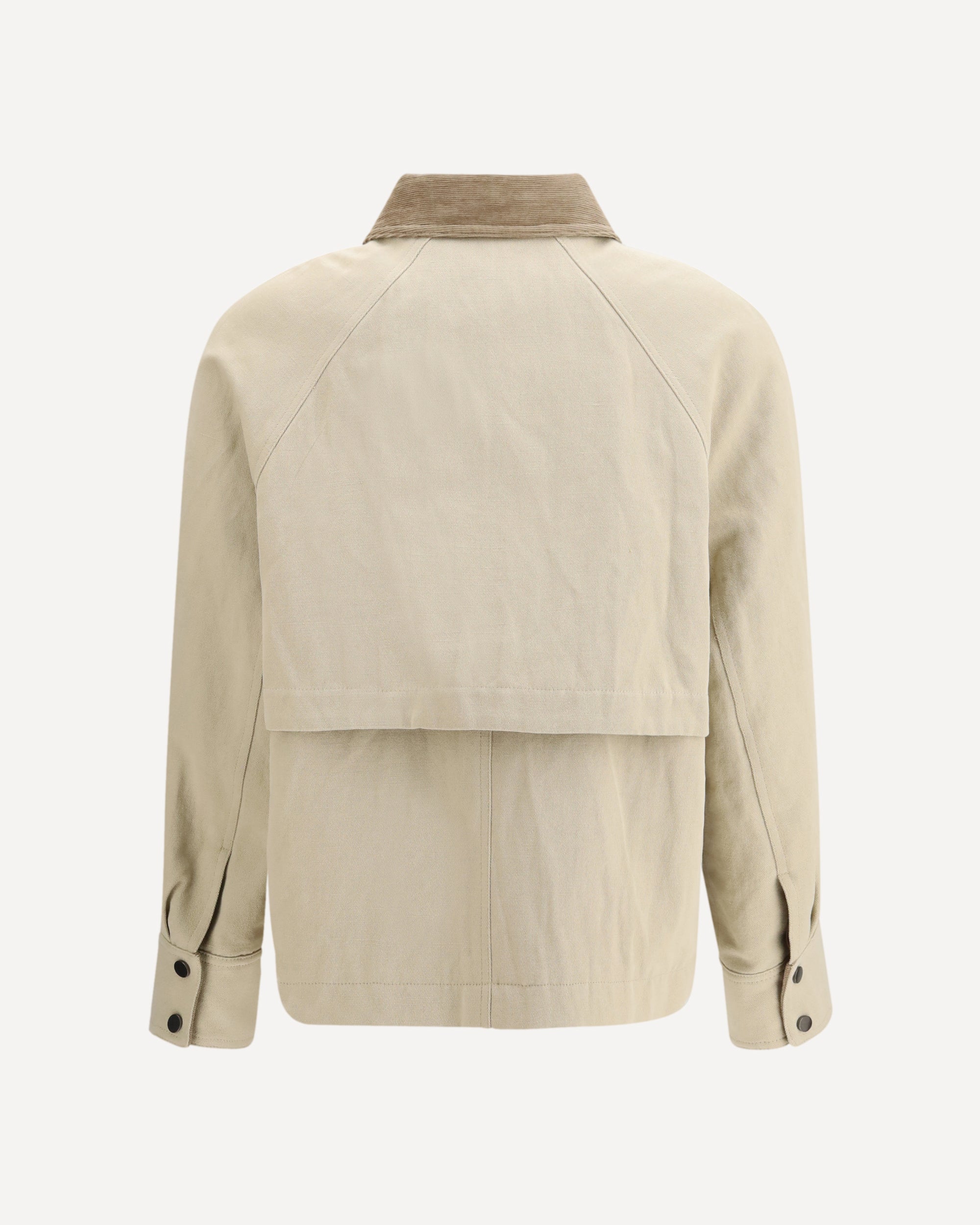 Brunello Cucinelli Cotton-linen canvas Jacket, view 2