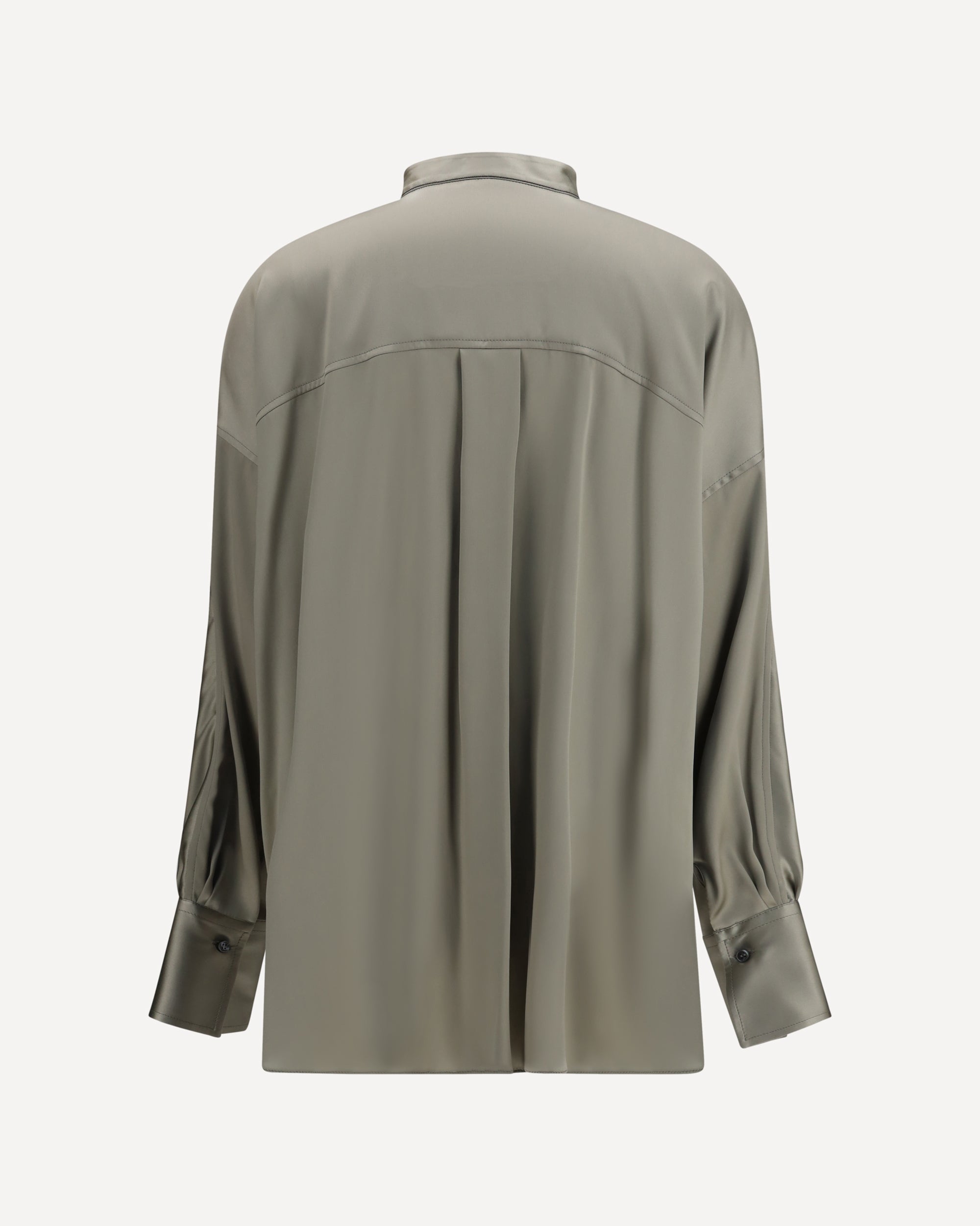 Brunello Cucinelli Silk Shirt with monili details, view 2