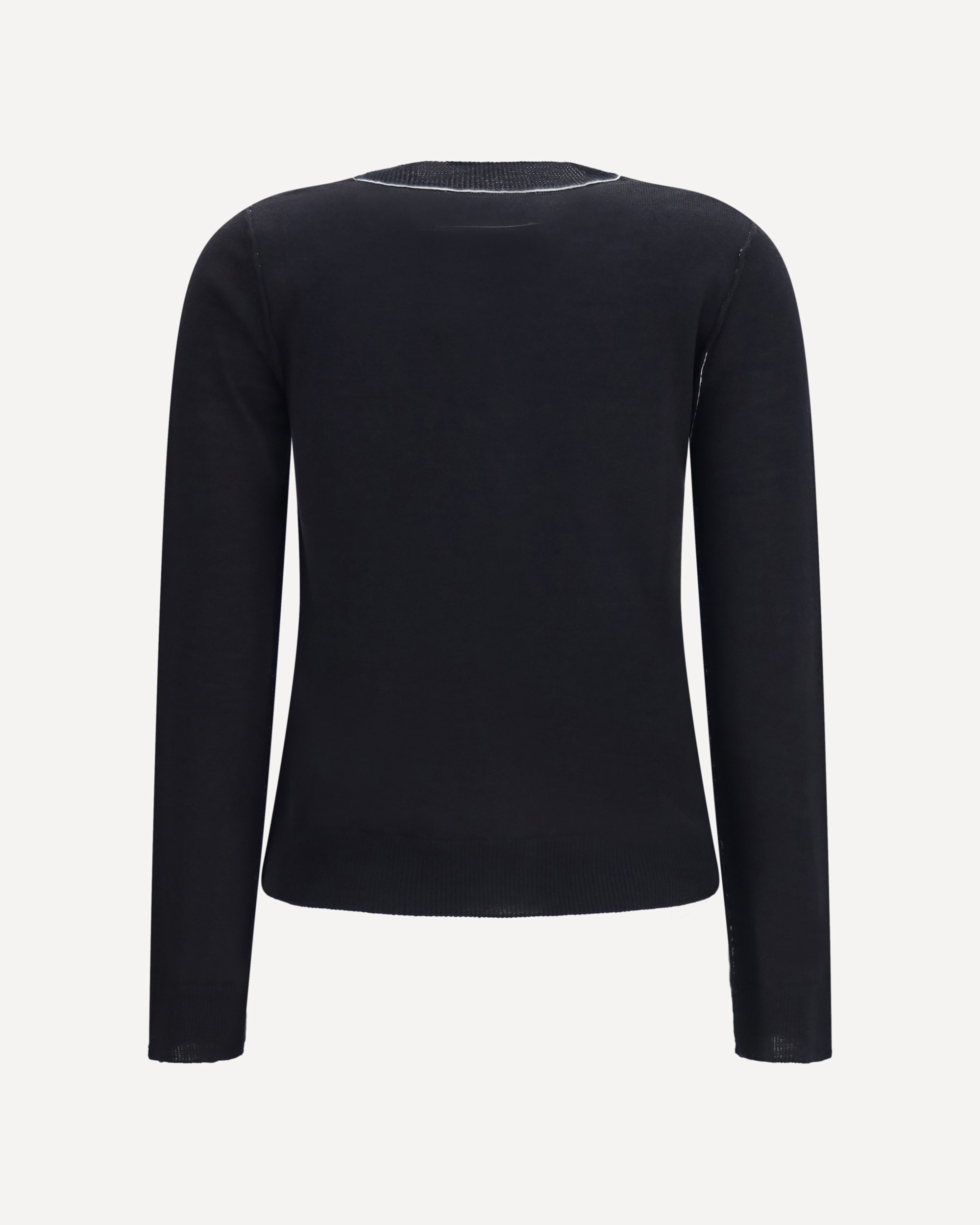 MM6 Wool-blend T-shirt with contrast details, view 2