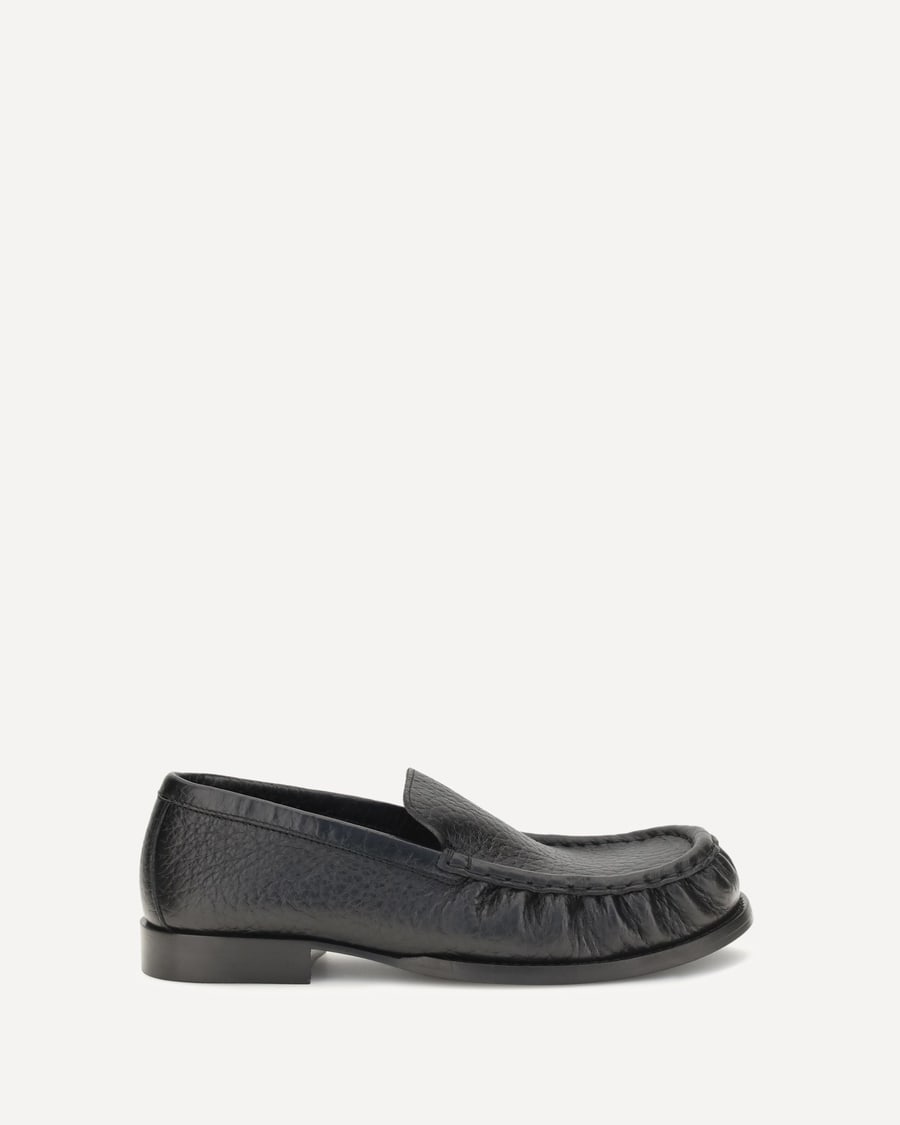 Dries Van Noten Grained leather Loafers