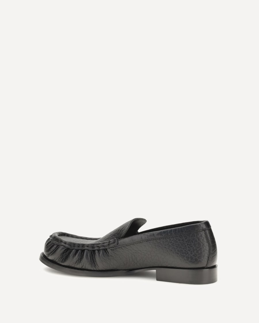 Dries Van Noten Grained leather Loafers, view 2