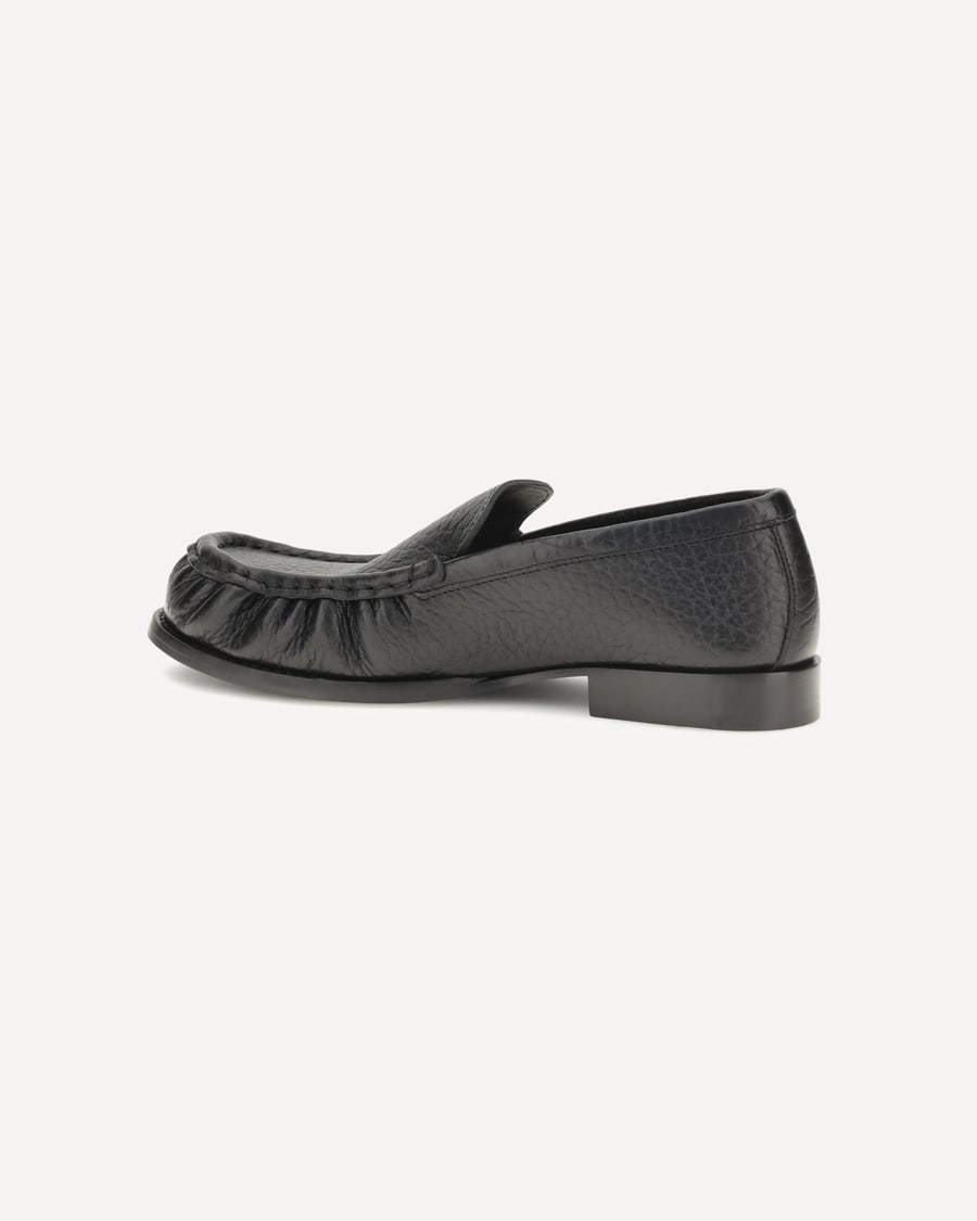 Dries Van Noten Grained leather Loafers, view 5