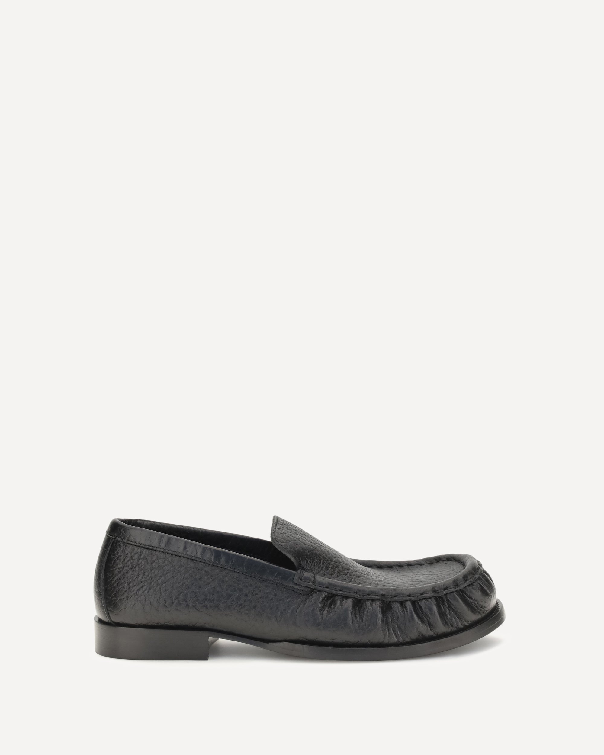 Dries Van Noten Grained leather Loafers