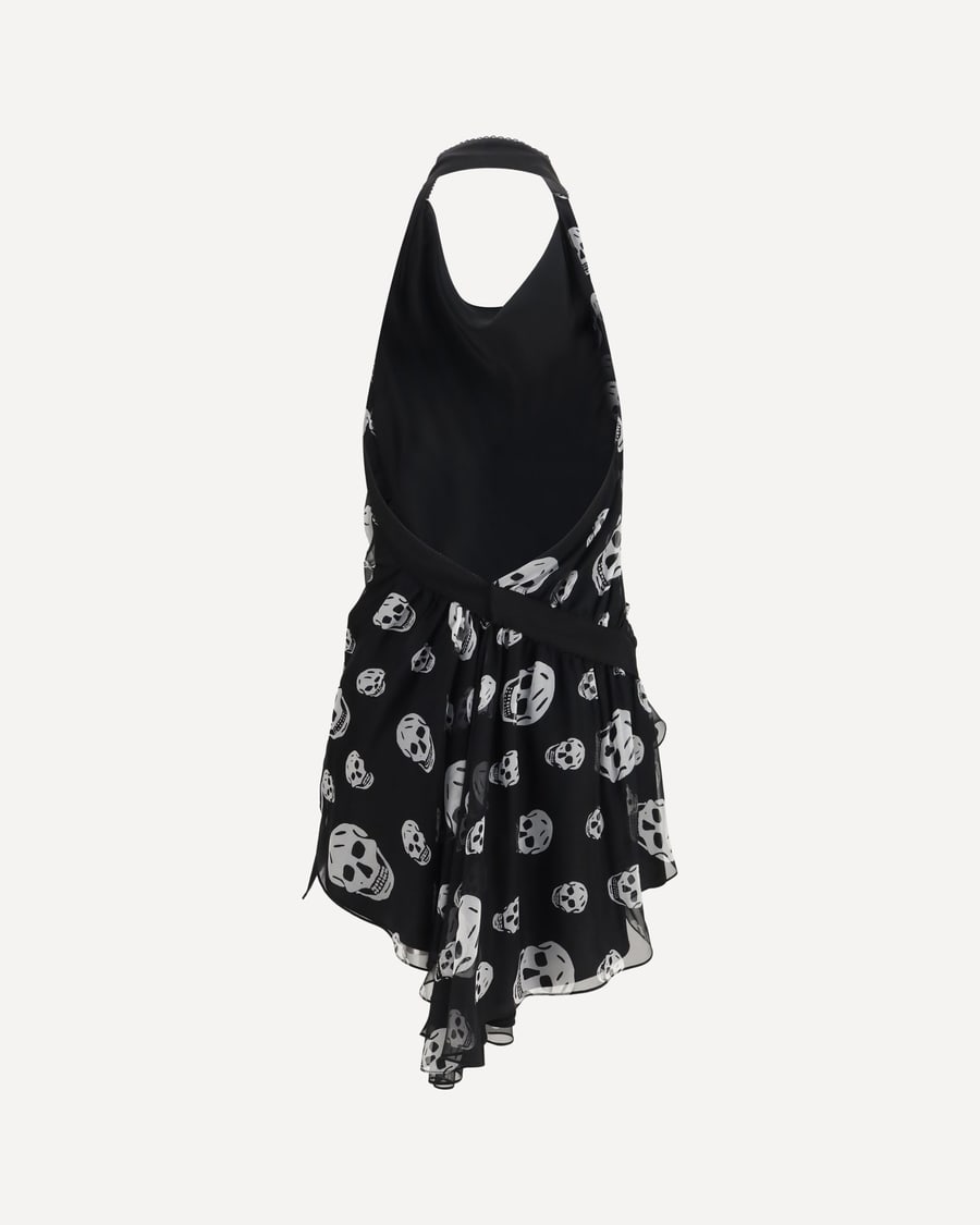 Alexander McQueen Halter silk Top, view 4