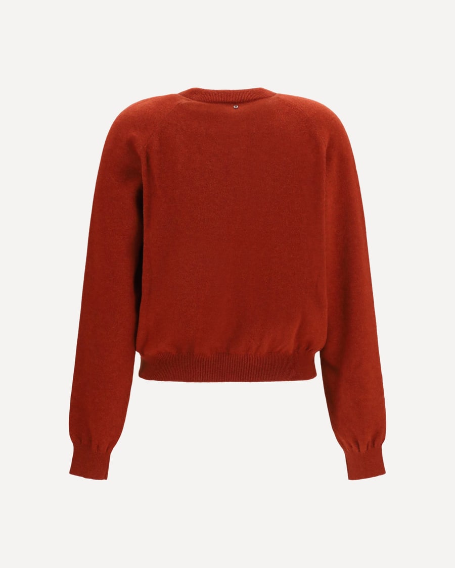 Ferragamo Crewneck Sweater with cut-out detail, view 4